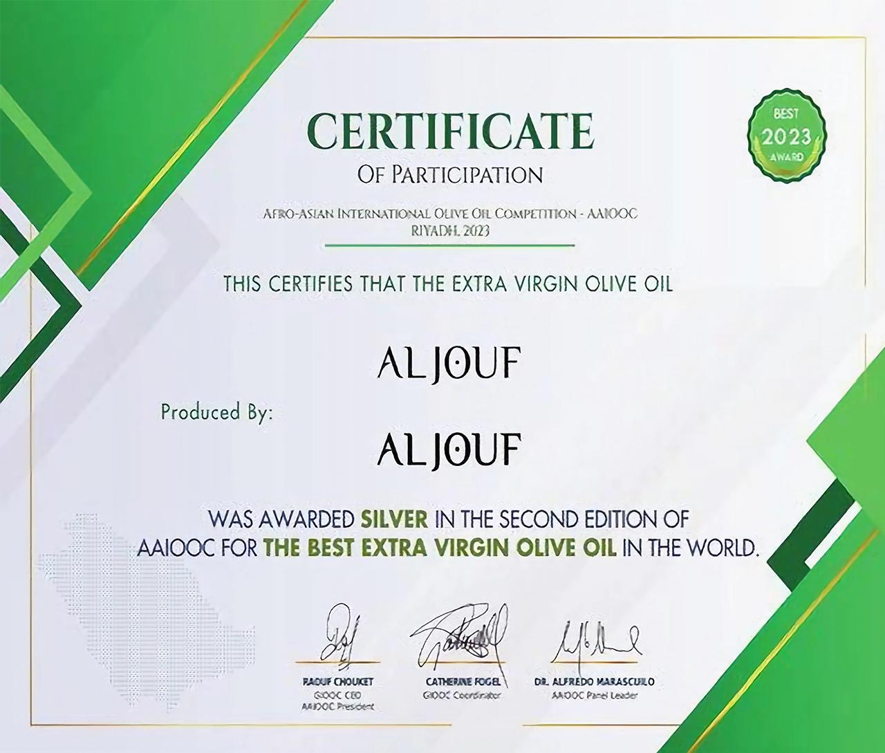 Certificate 20